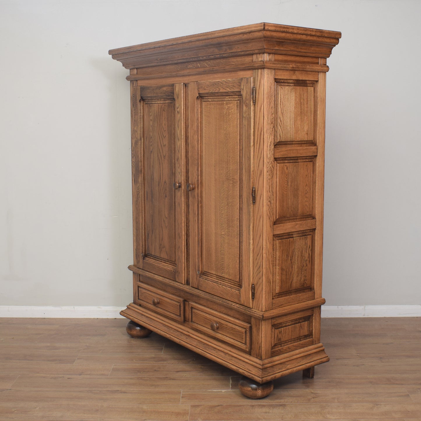 Large Restored Oak Storage Cupboard