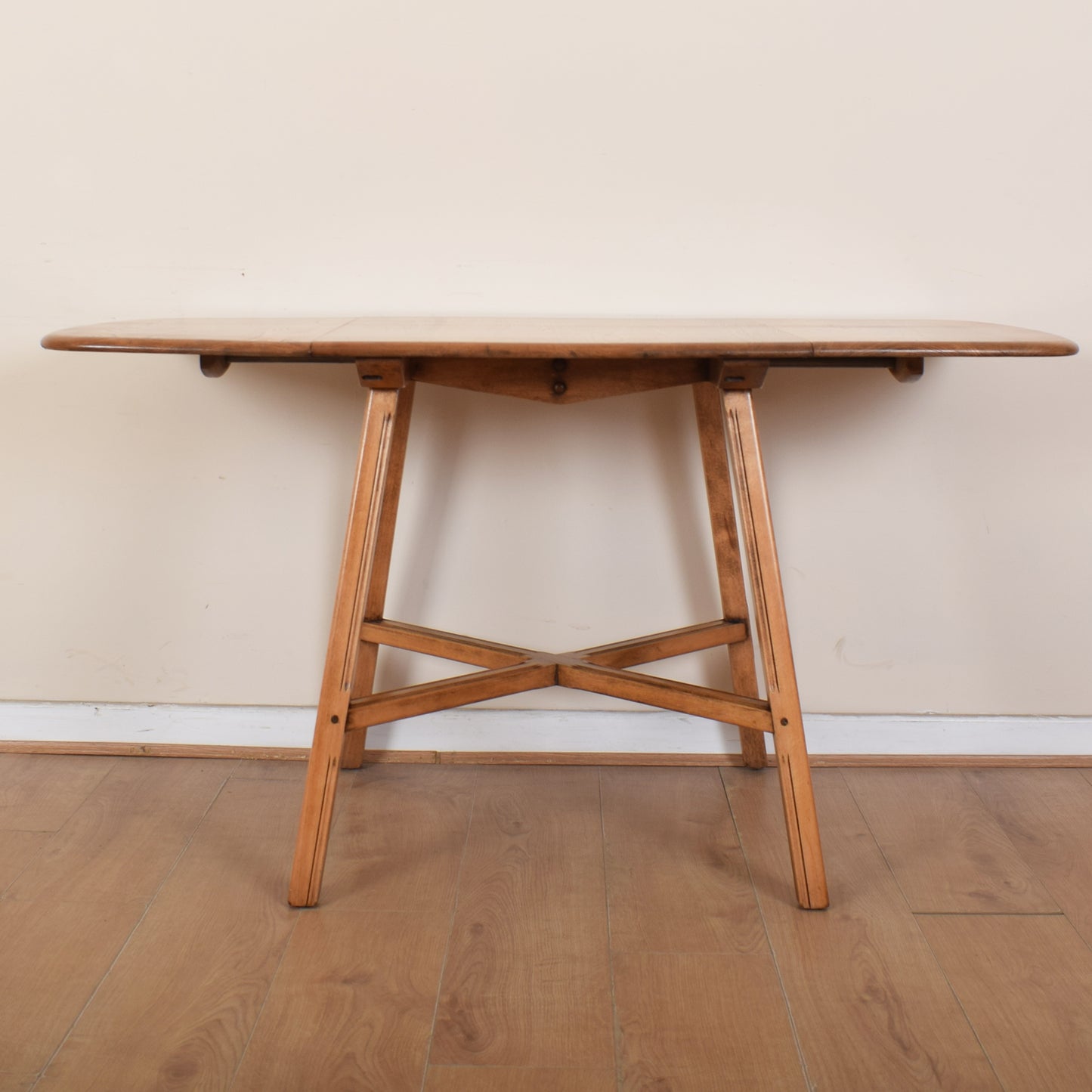 Ercol drop leaf table and four chairs