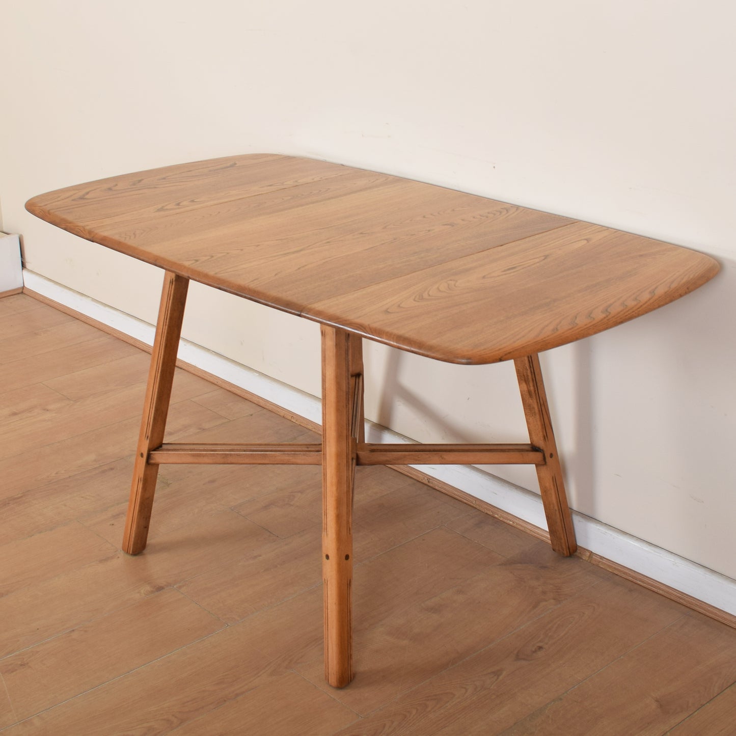 Ercol drop leaf table and four chairs