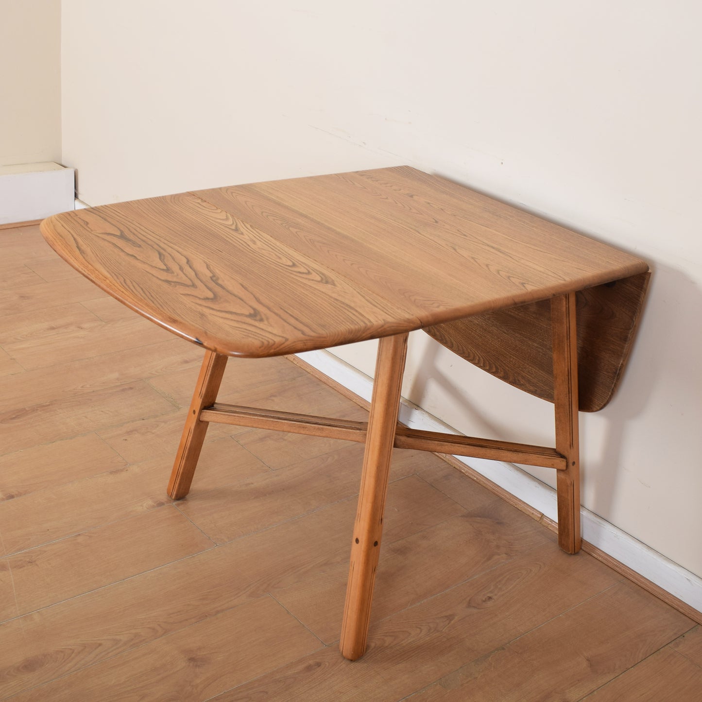 Ercol drop leaf table and four chairs