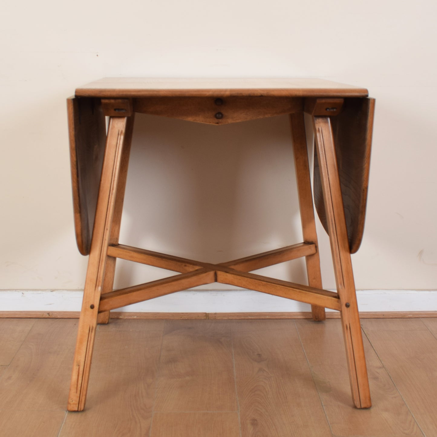 Ercol drop leaf table and four chairs