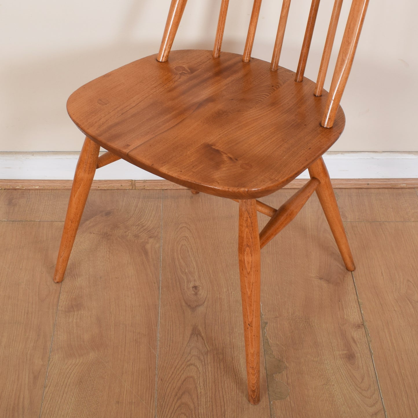 Ercol drop leaf table and four chairs