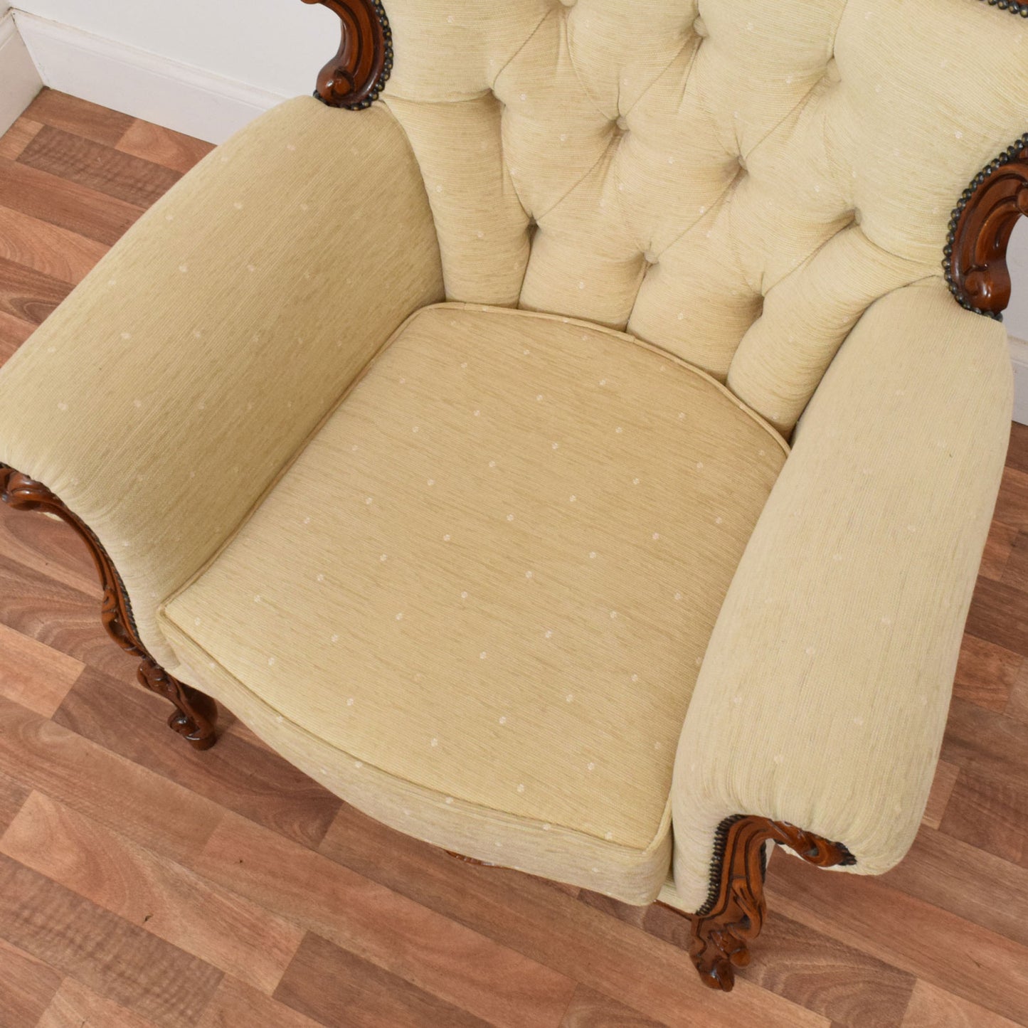 Carved Mahogany Rococo Revival Three-Piece Suite