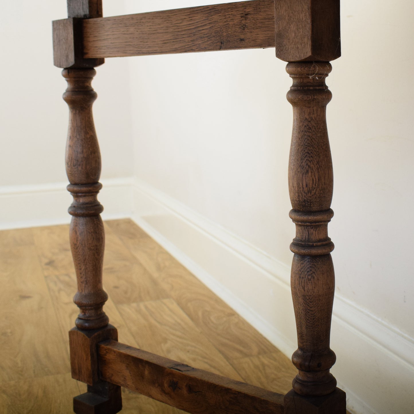 Drop-Leaf Table and Two Chairs