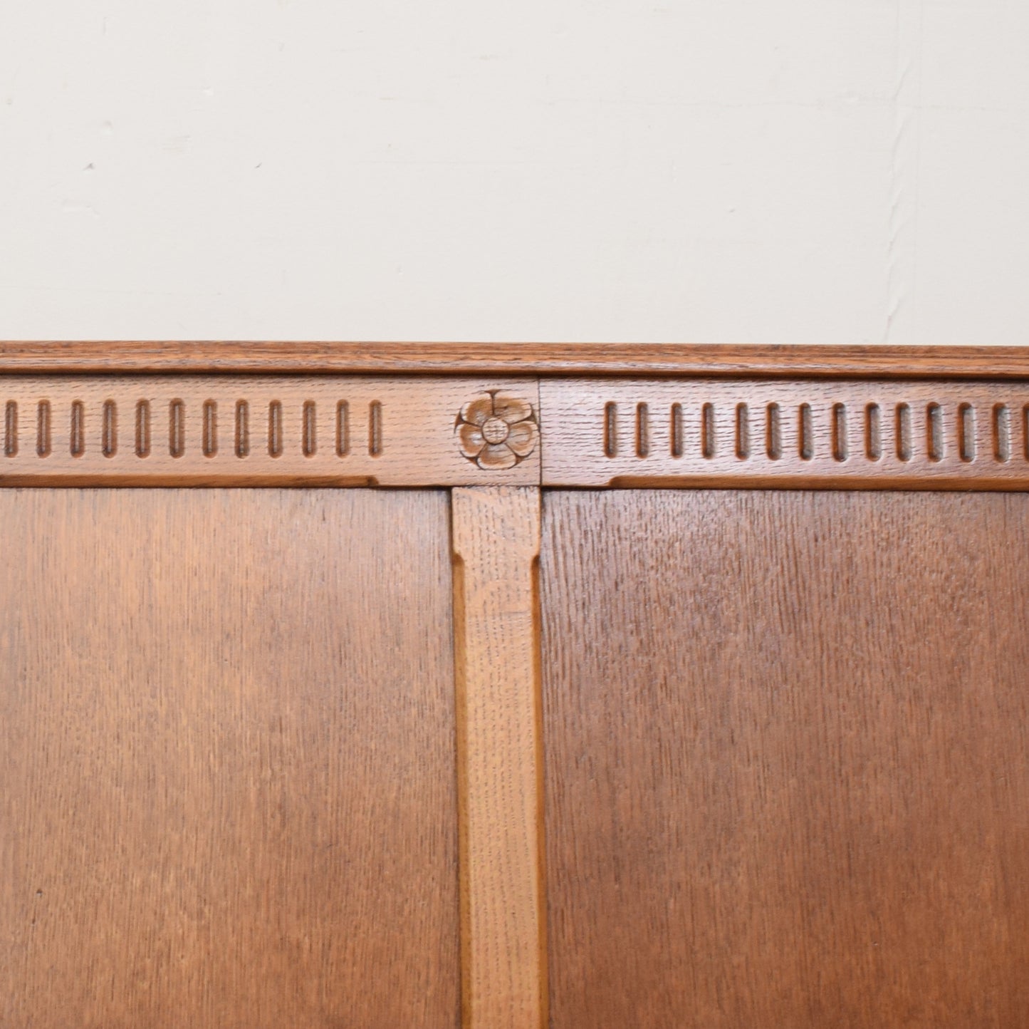 Pair of Restored Oak Single Headboards