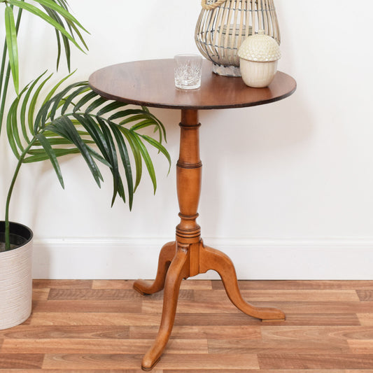 Mahogany Tilt-Top Table