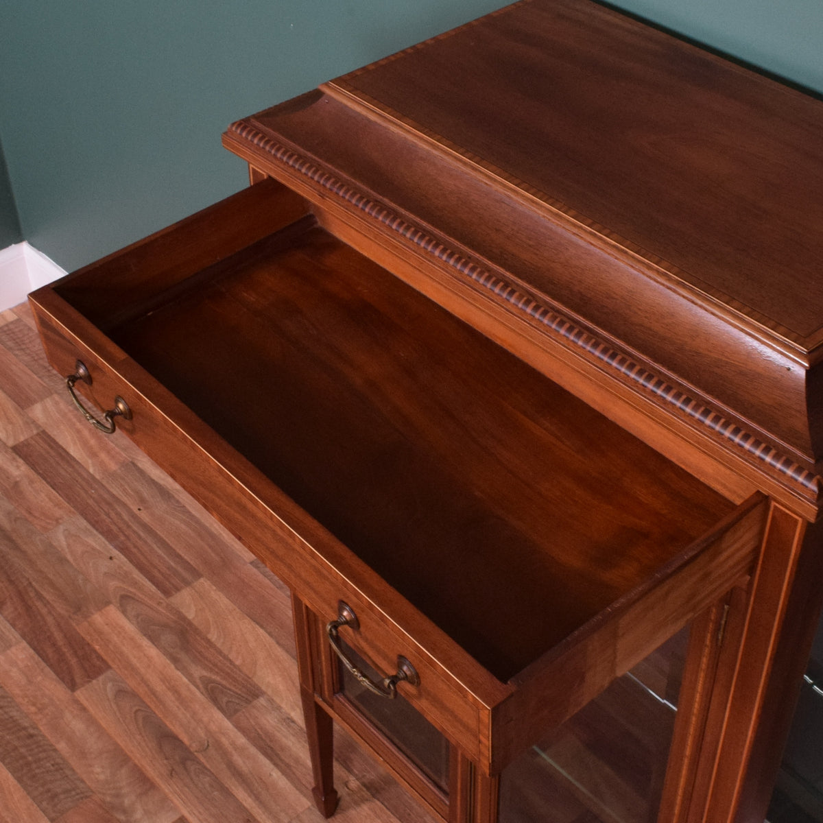 Inlaid Glazed Bookcase