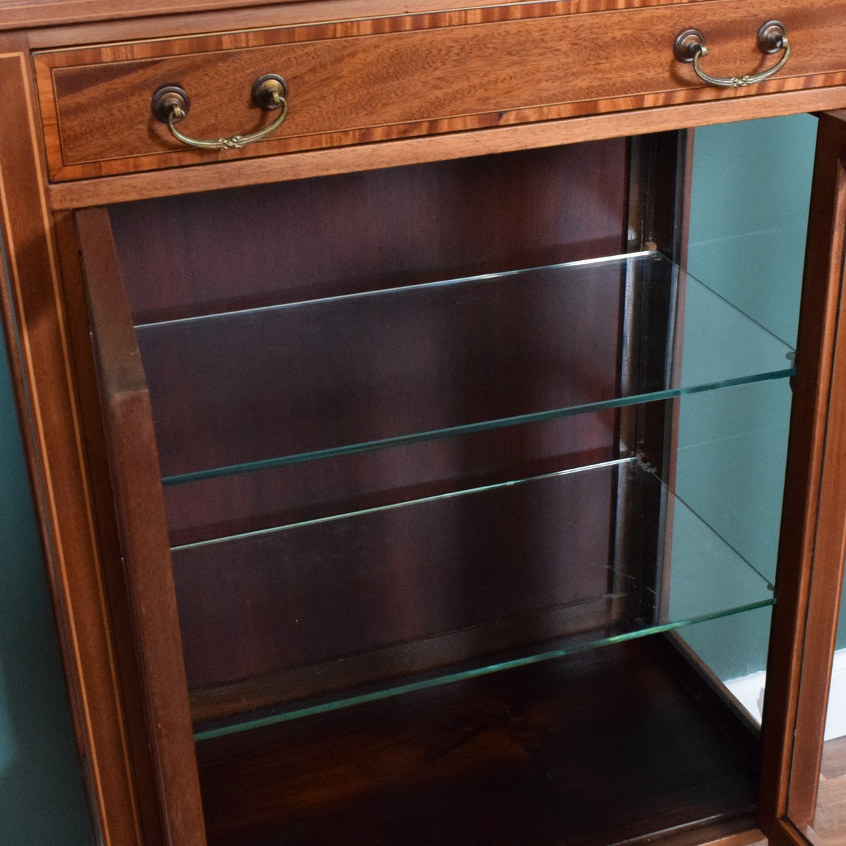 Inlaid Glazed Bookcase