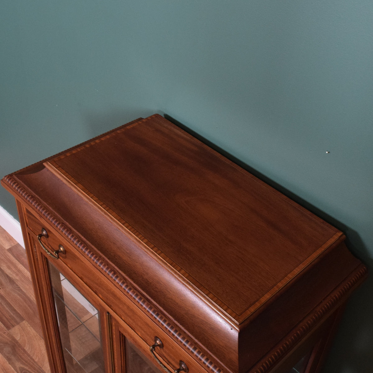 Inlaid Glazed Bookcase