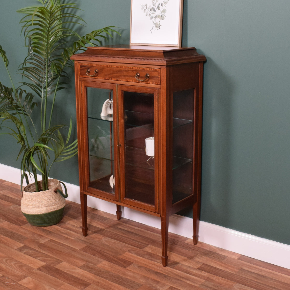 Inlaid Glazed Bookcase