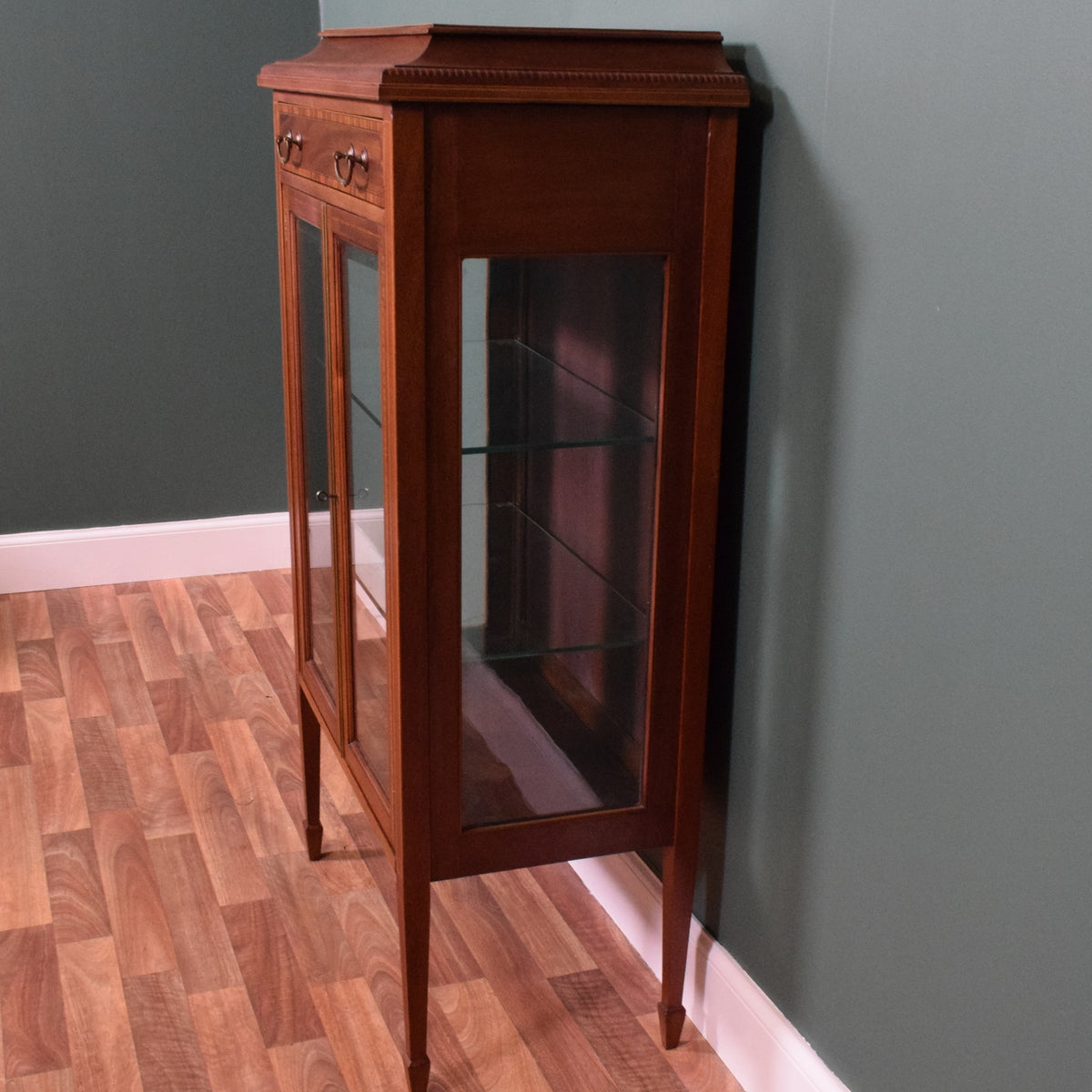 Inlaid Glazed Bookcase