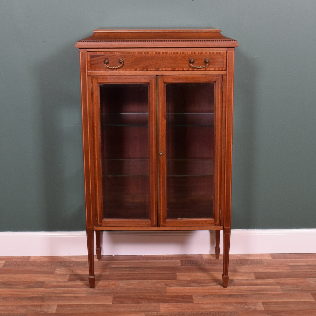 Inlaid Glazed Bookcase