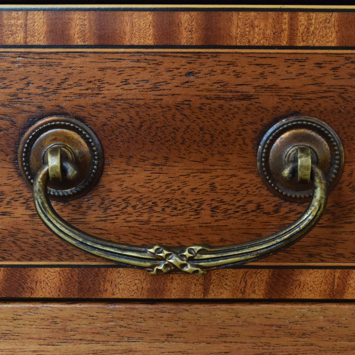Inlaid Glazed Bookcase