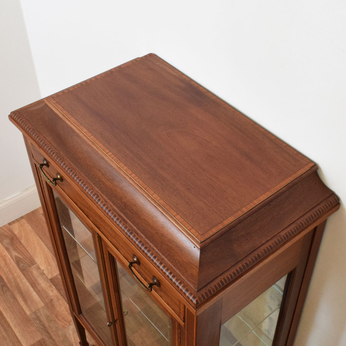 Inlaid Glazed Bookcase