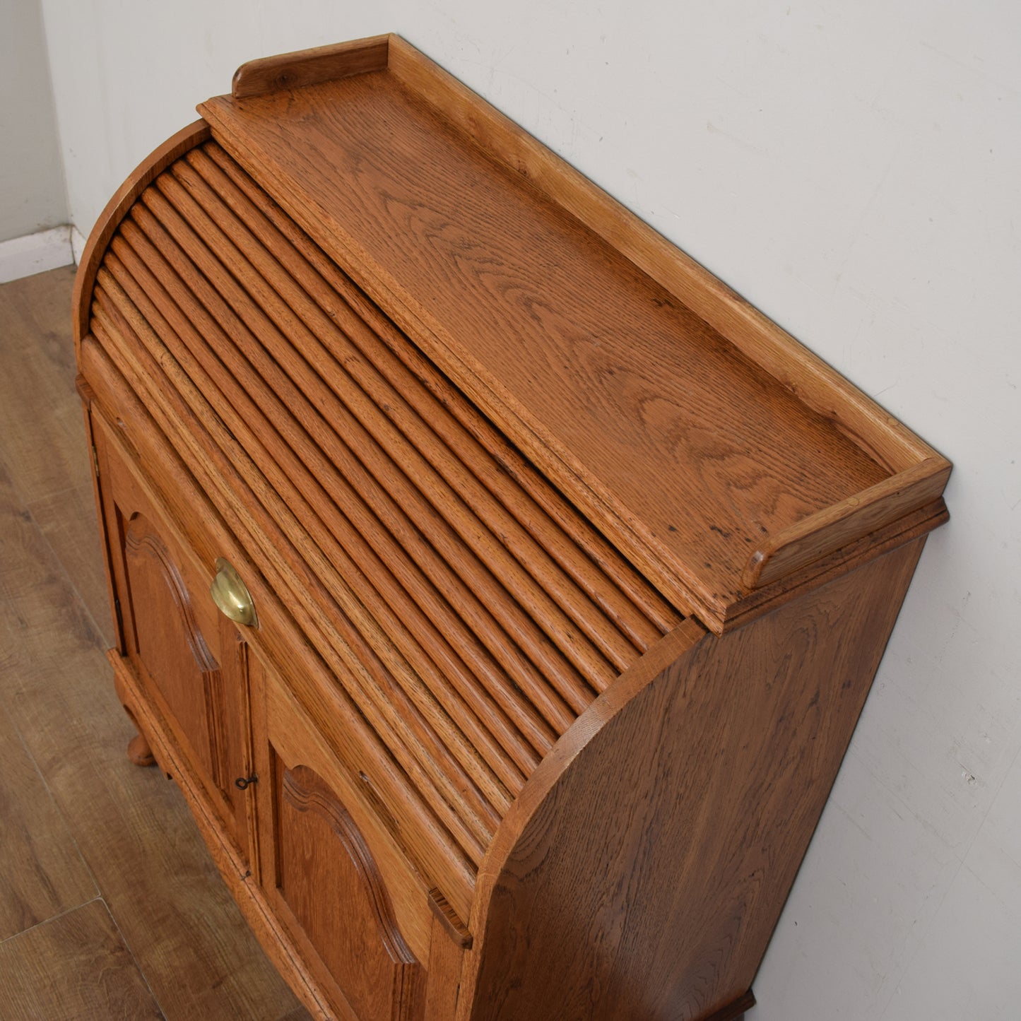 Oak Roll-top Bureau