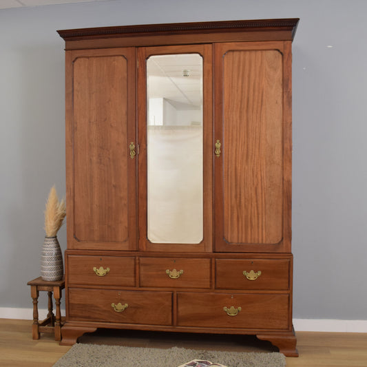 Large Mahogany Wardrobe