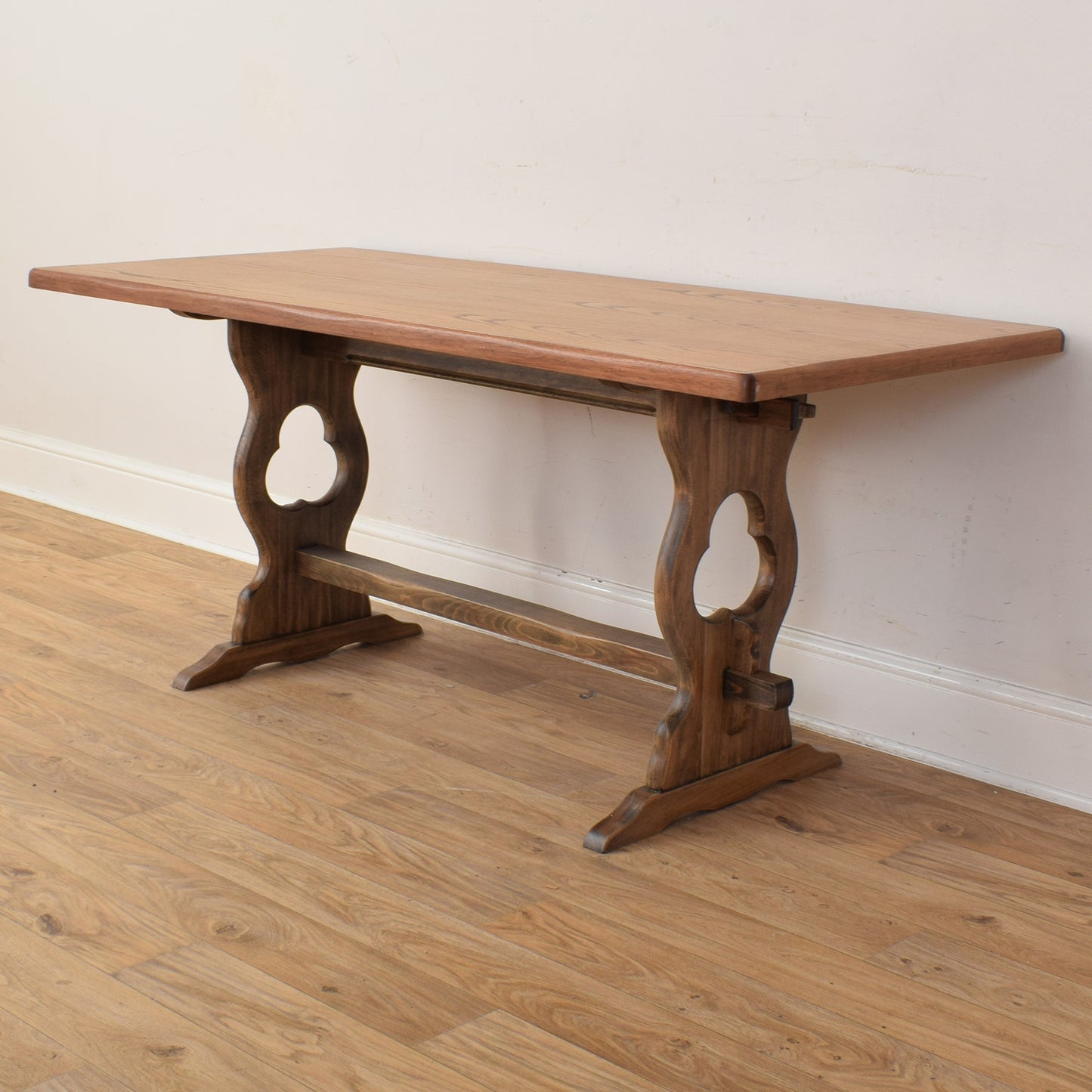 Oak Table And Four Chairs