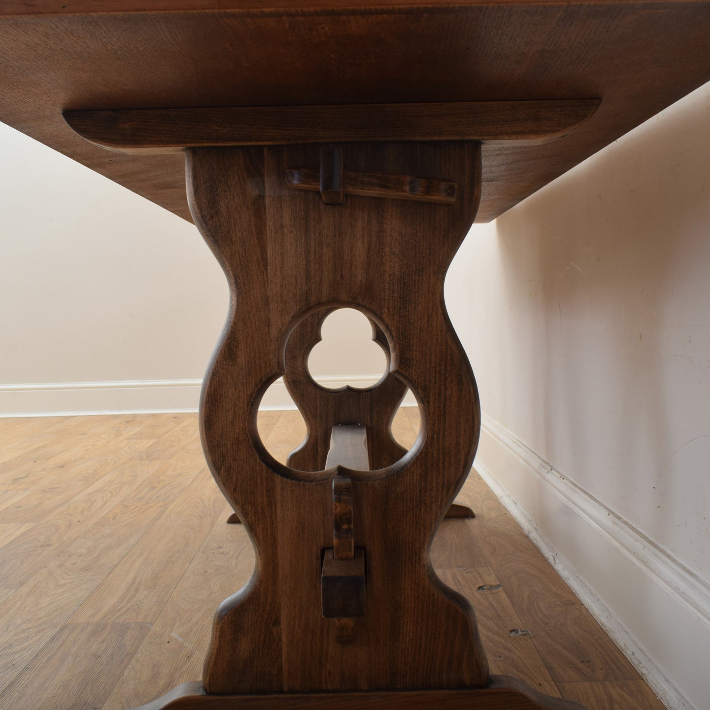 Oak Table And Four Chairs