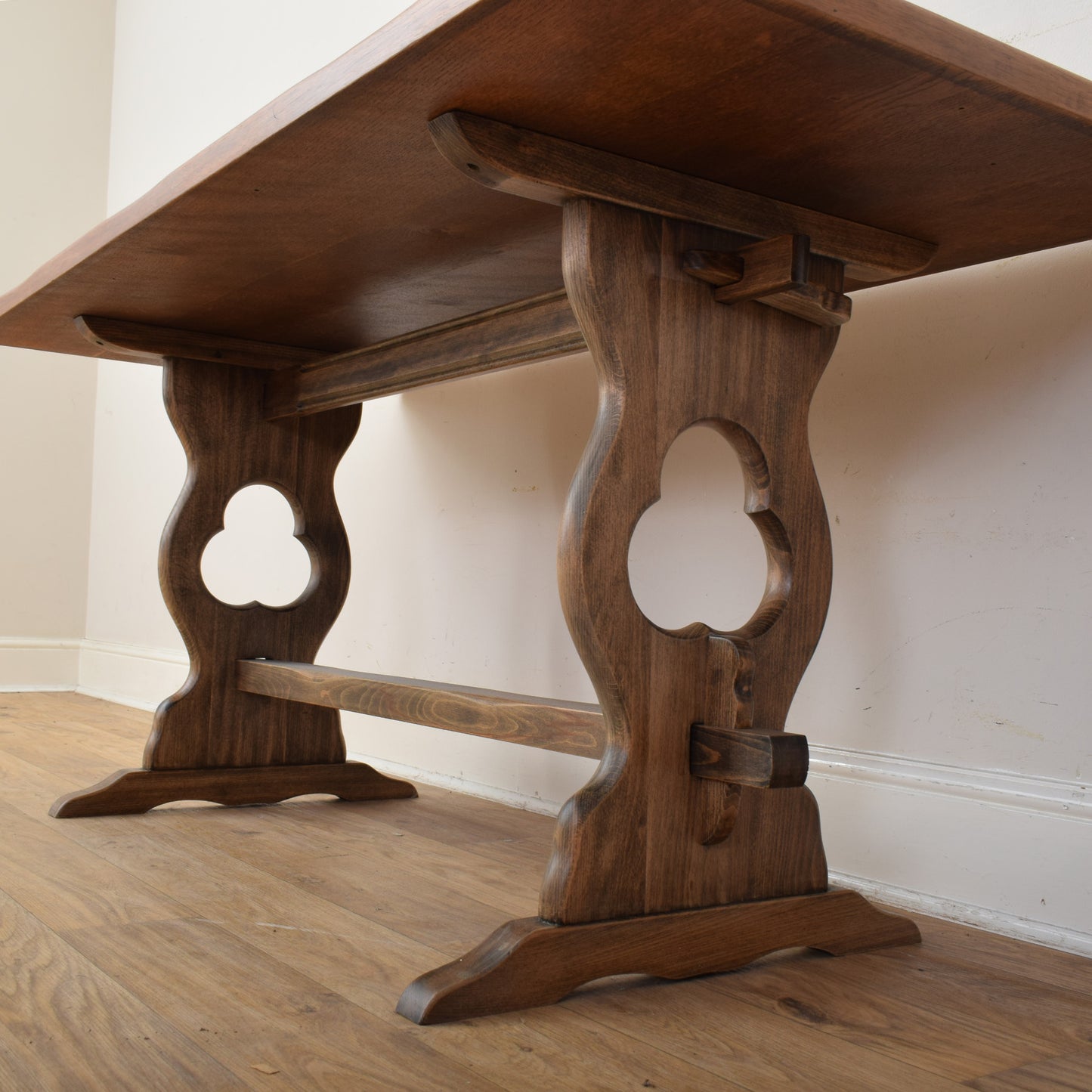 Oak Table And Four Chairs