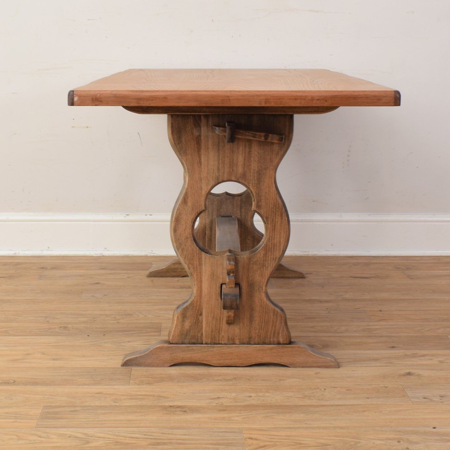 Oak Table And Four Chairs