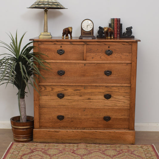 Vintage Oak Chest Of Drawers