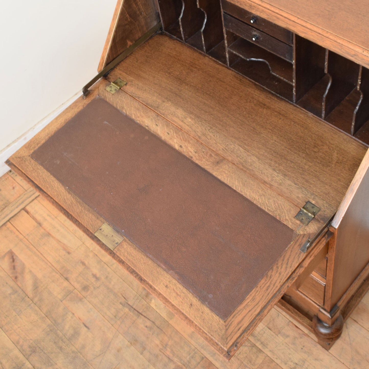 Oak Bureau bookcase