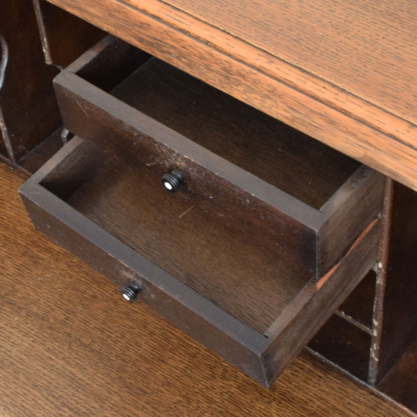 Oak Bureau bookcase