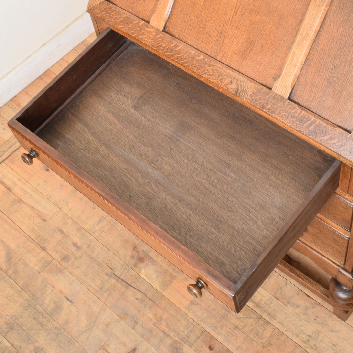 Oak Bureau bookcase