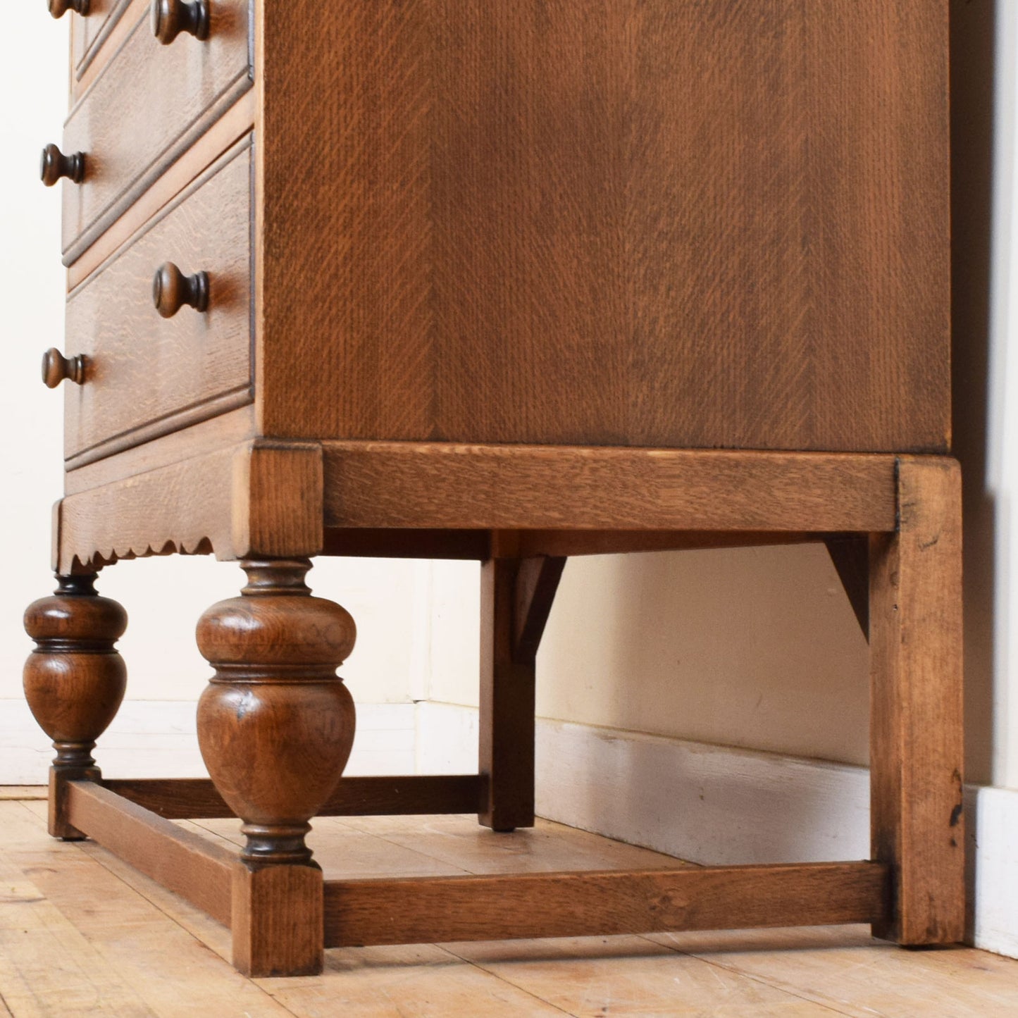 Oak Bureau bookcase