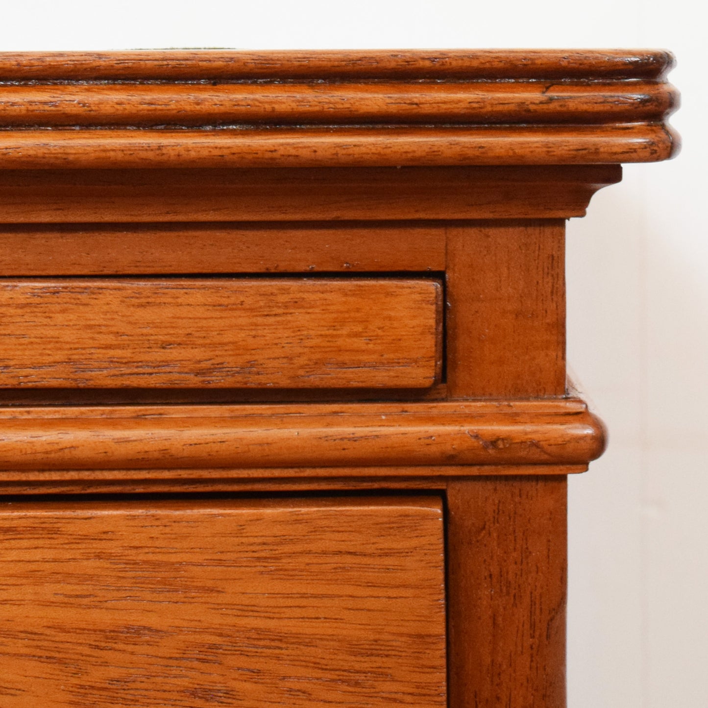 Leather Top Pedestal Desk