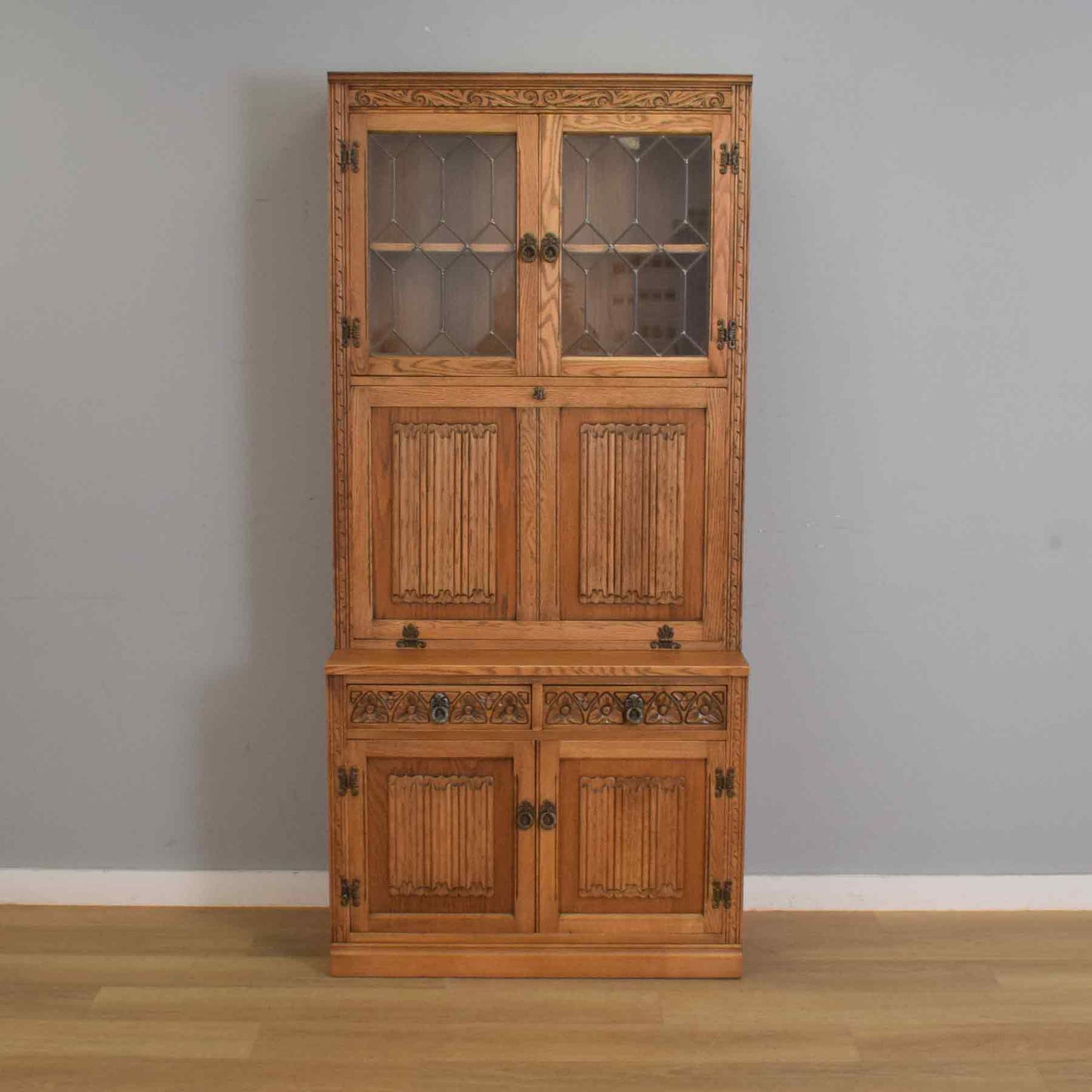 Restored 'Old Charm' Bureau Bookcase