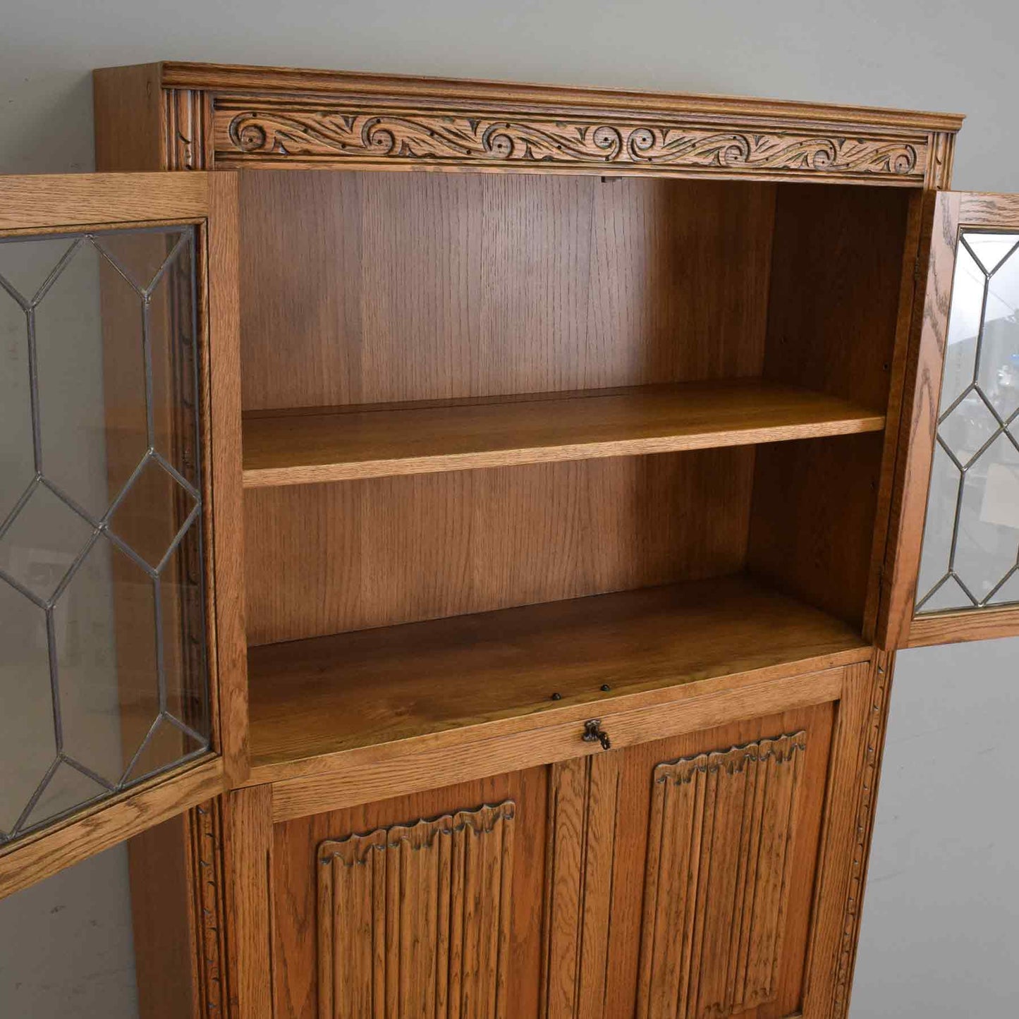 Restored 'Old Charm' Bureau Bookcase