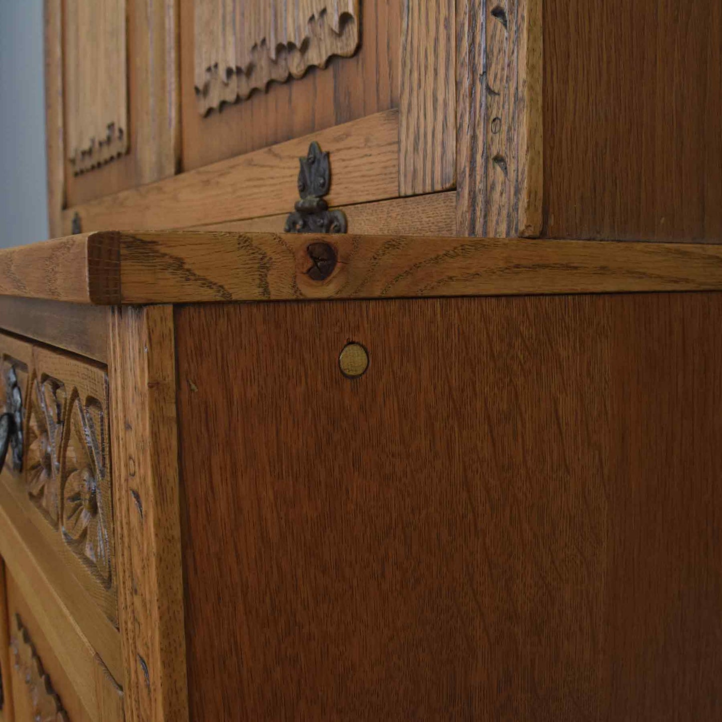 Restored 'Old Charm' Bureau Bookcase