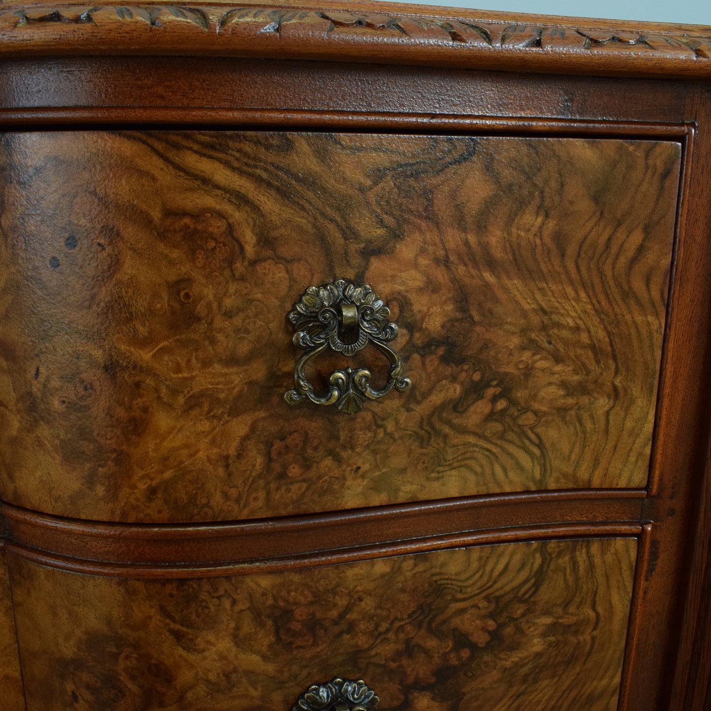 Large Restored Walnut Sideboard