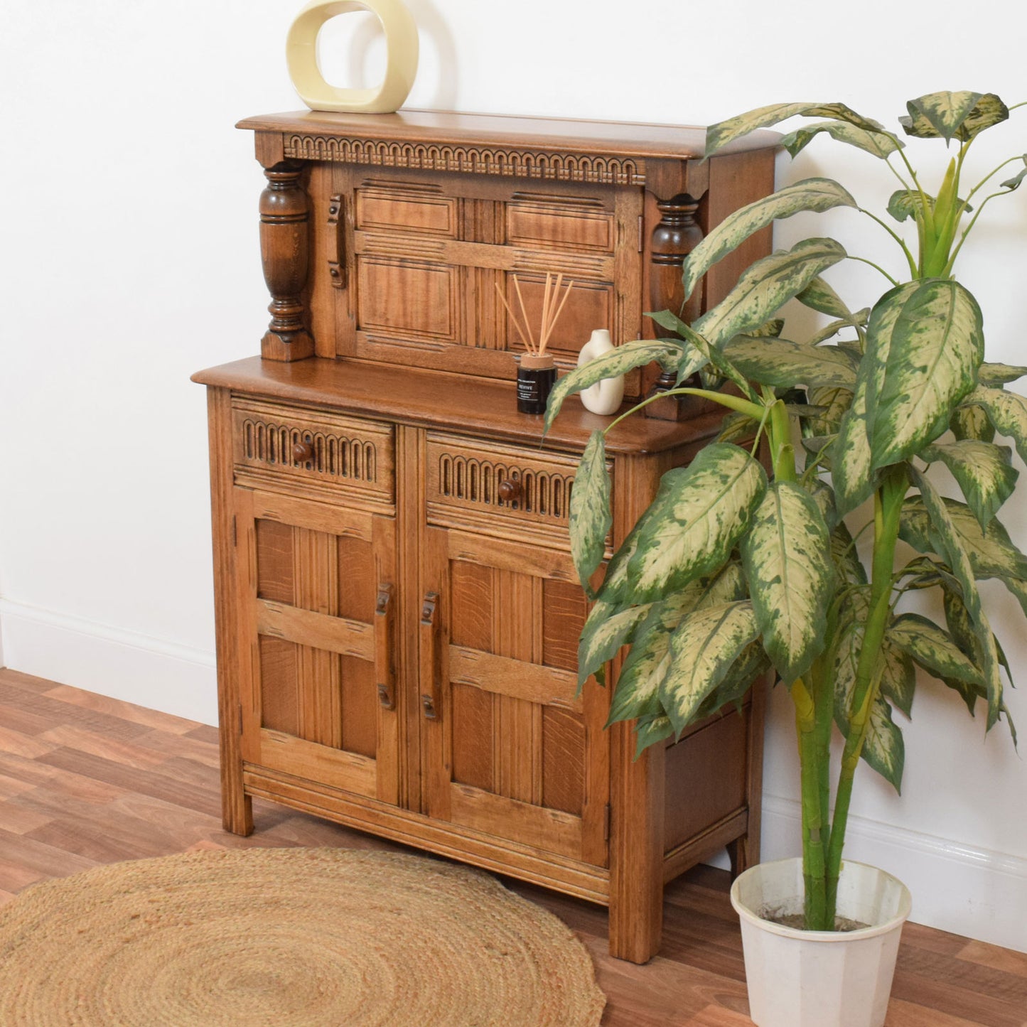 Priory Oak Court Cabinet