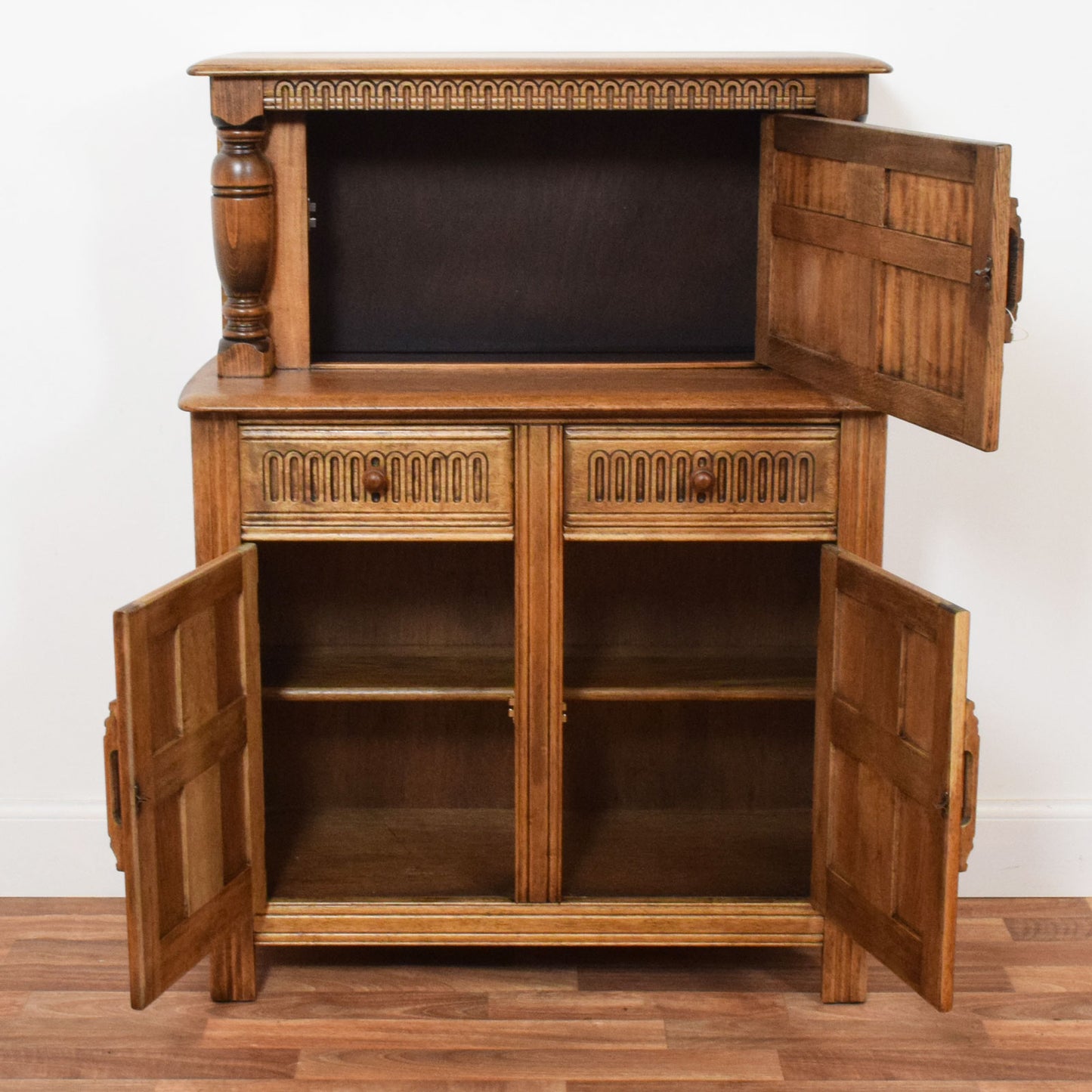 Priory Oak Court Cabinet