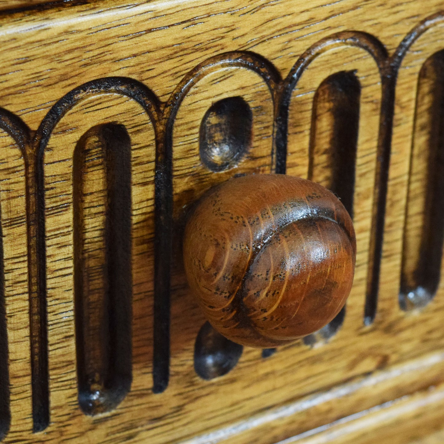 Priory Oak Court Cabinet