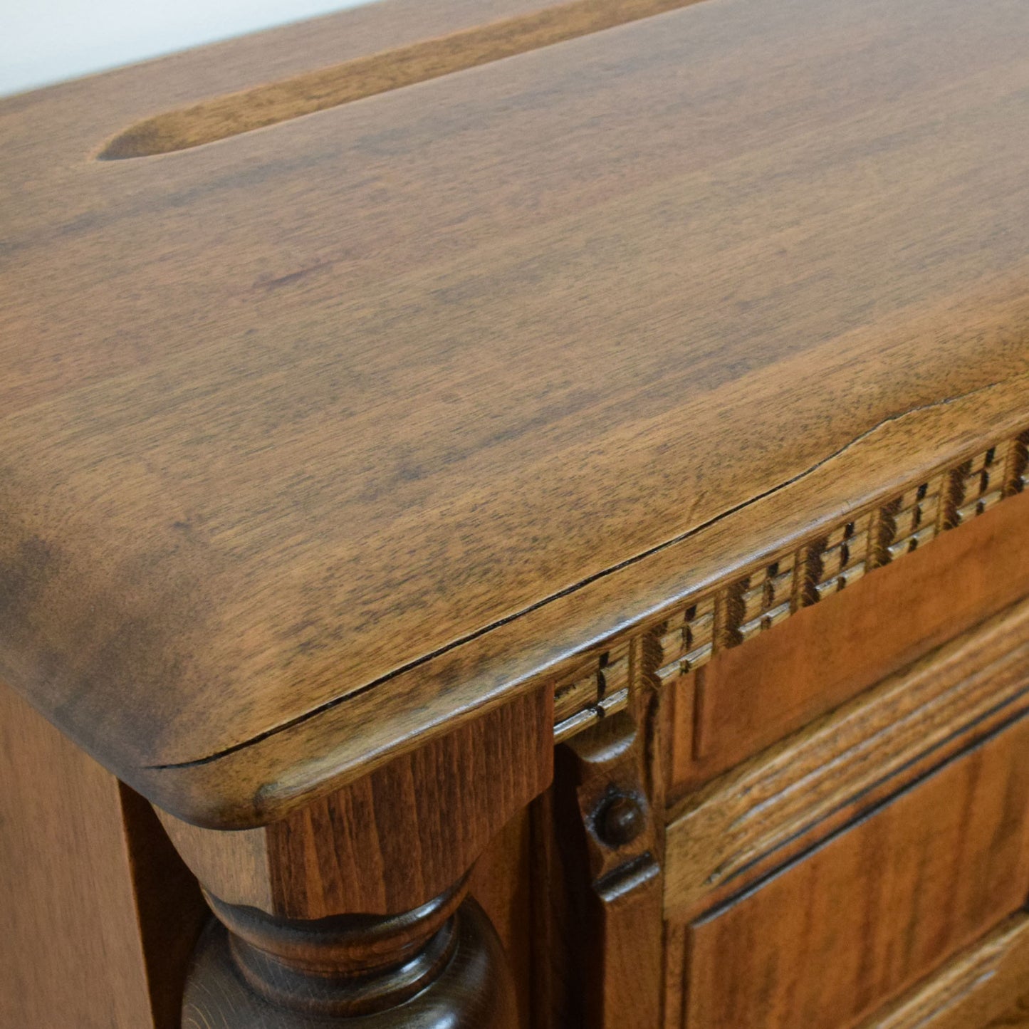 Priory Oak Court Cabinet