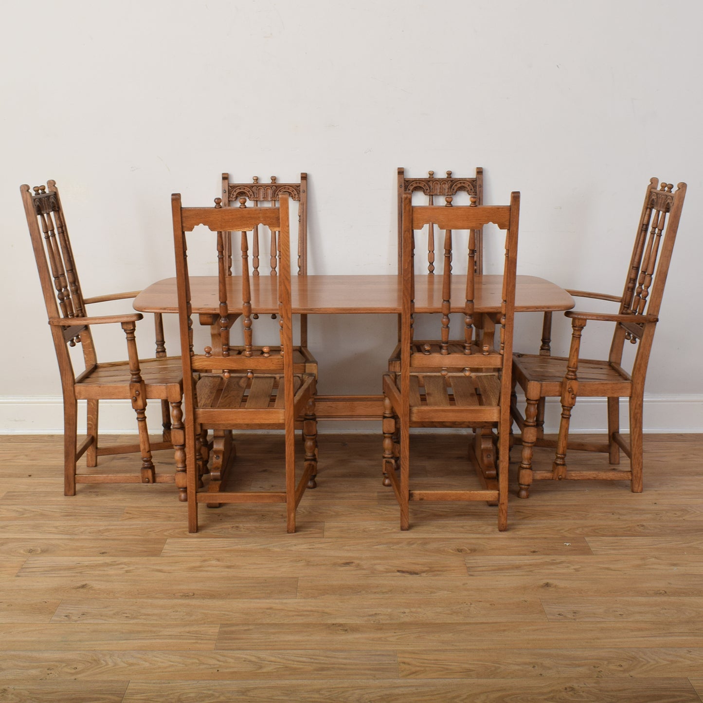 Ercol Table And Six Chairs