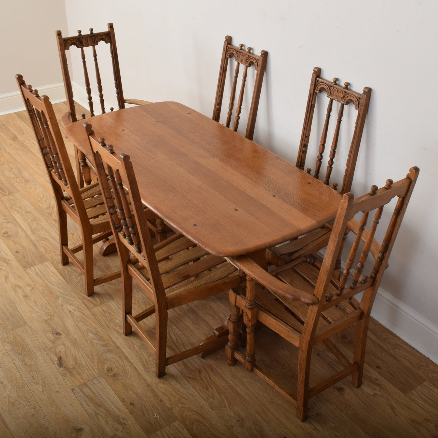 Ercol Table And Six Chairs