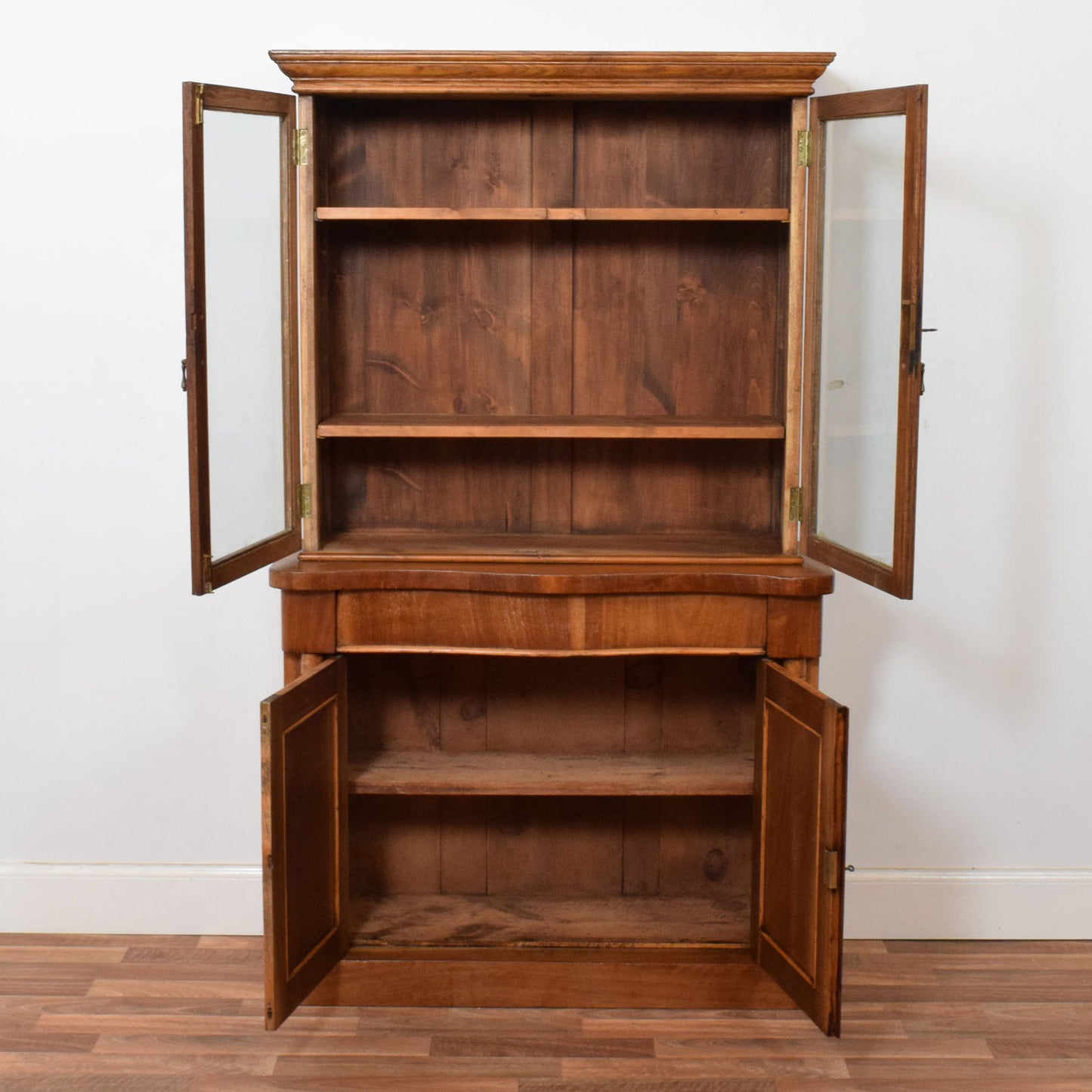 Glazed Oak Bookcase