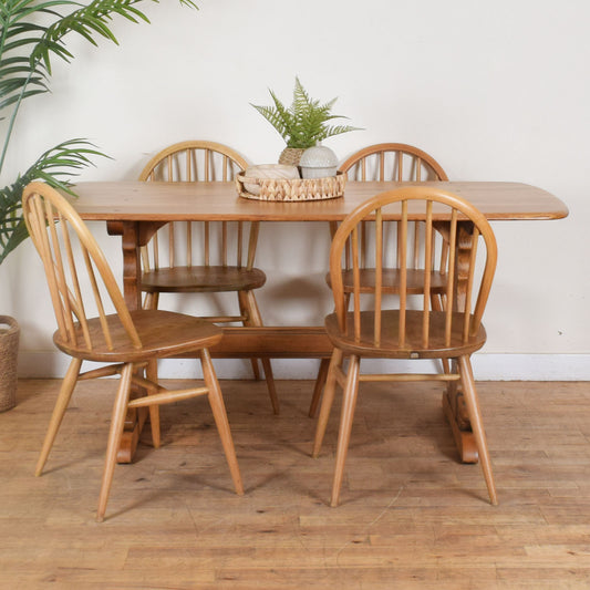 Ercol Table and Four chairs