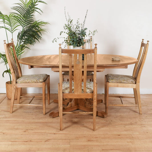 Ercol Table and Four Chairs