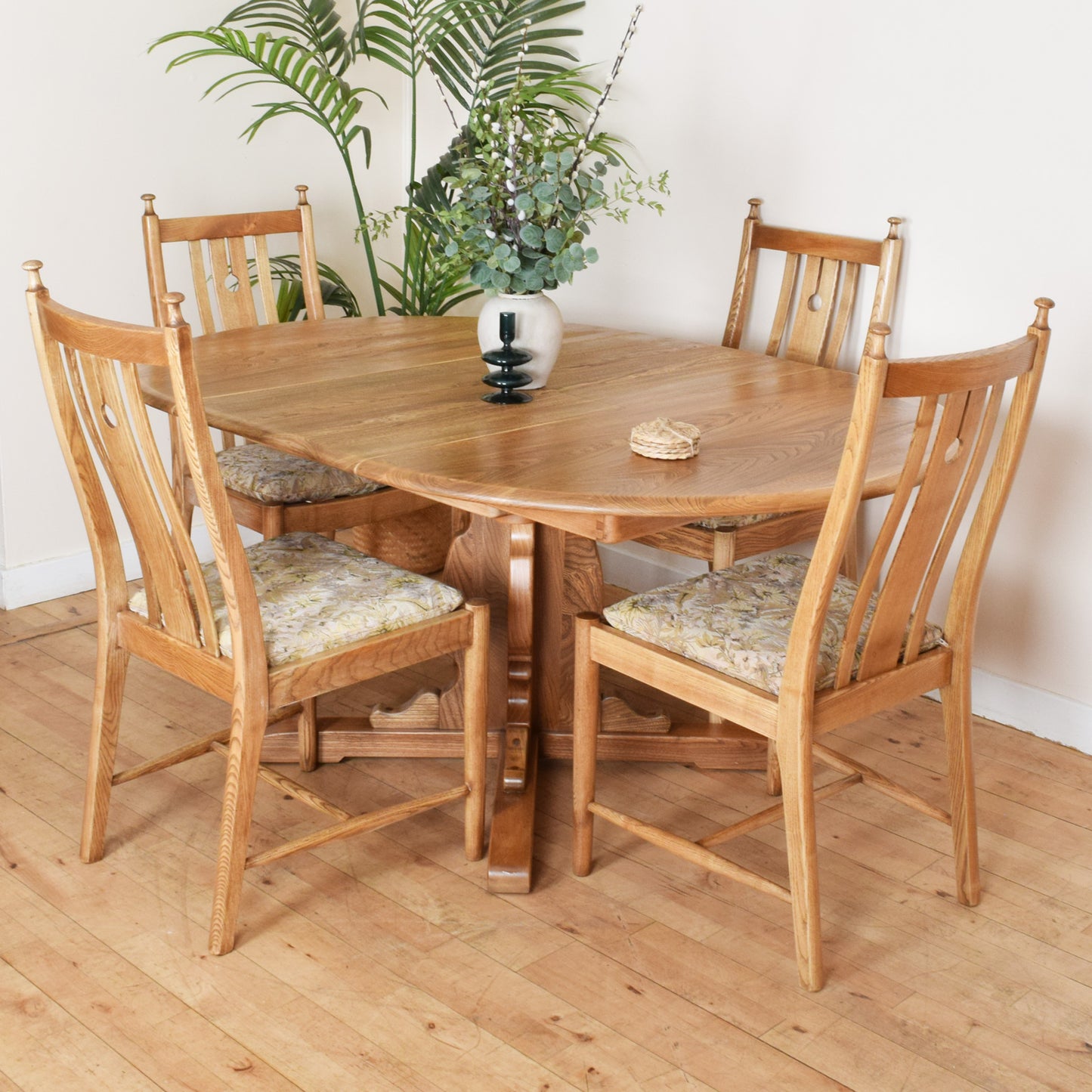 Ercol Table and Four Chairs