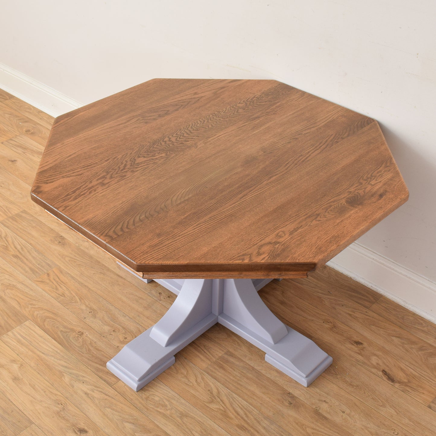 Painted Oak Table And Four Chairs