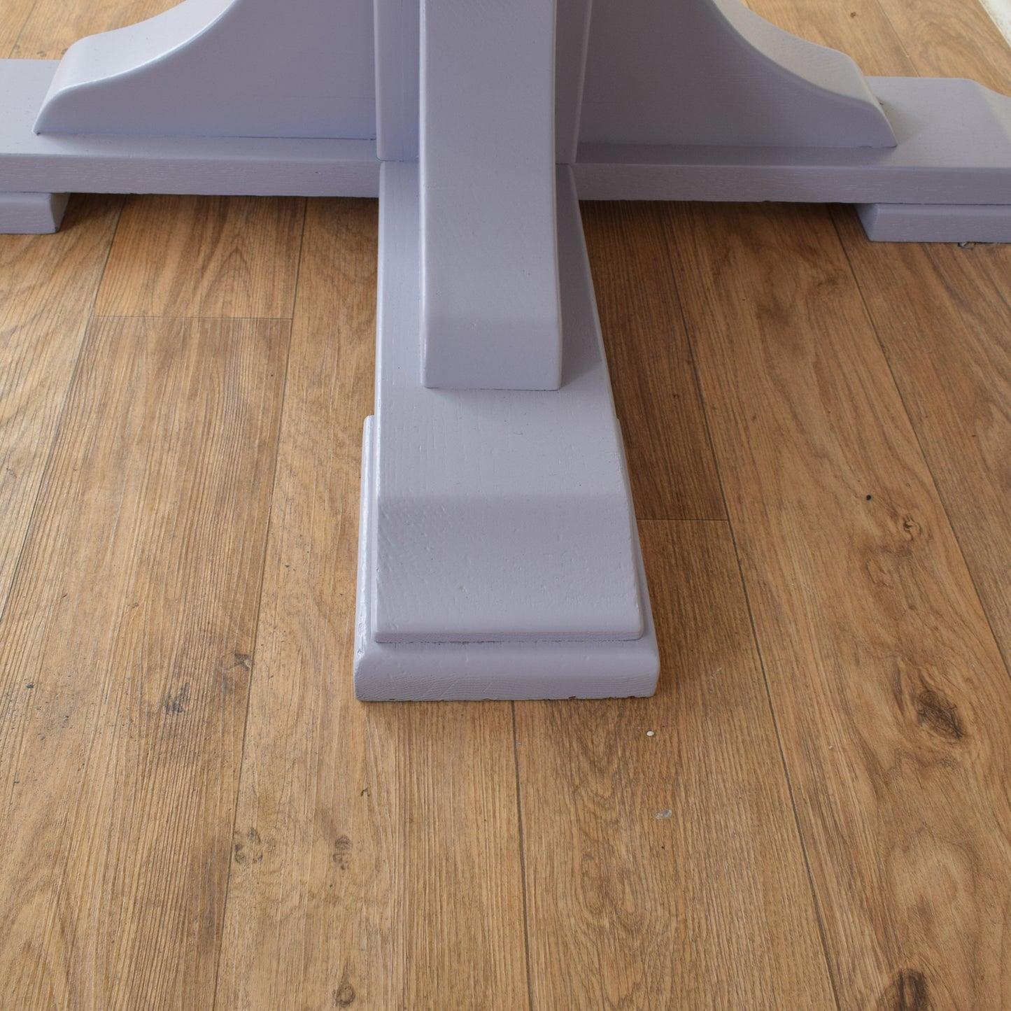 Painted Oak Table And Four Chairs