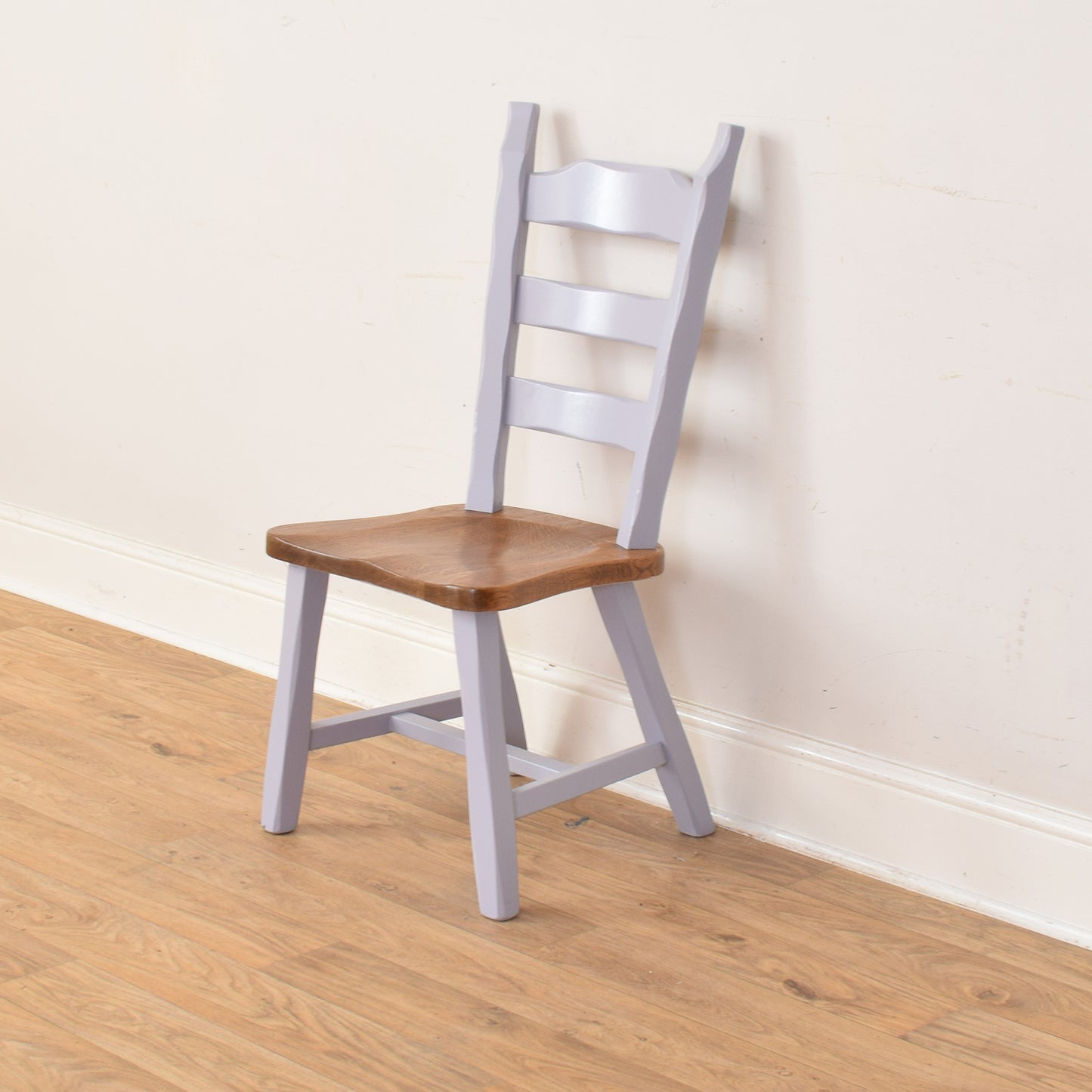 Painted Oak Table And Four Chairs