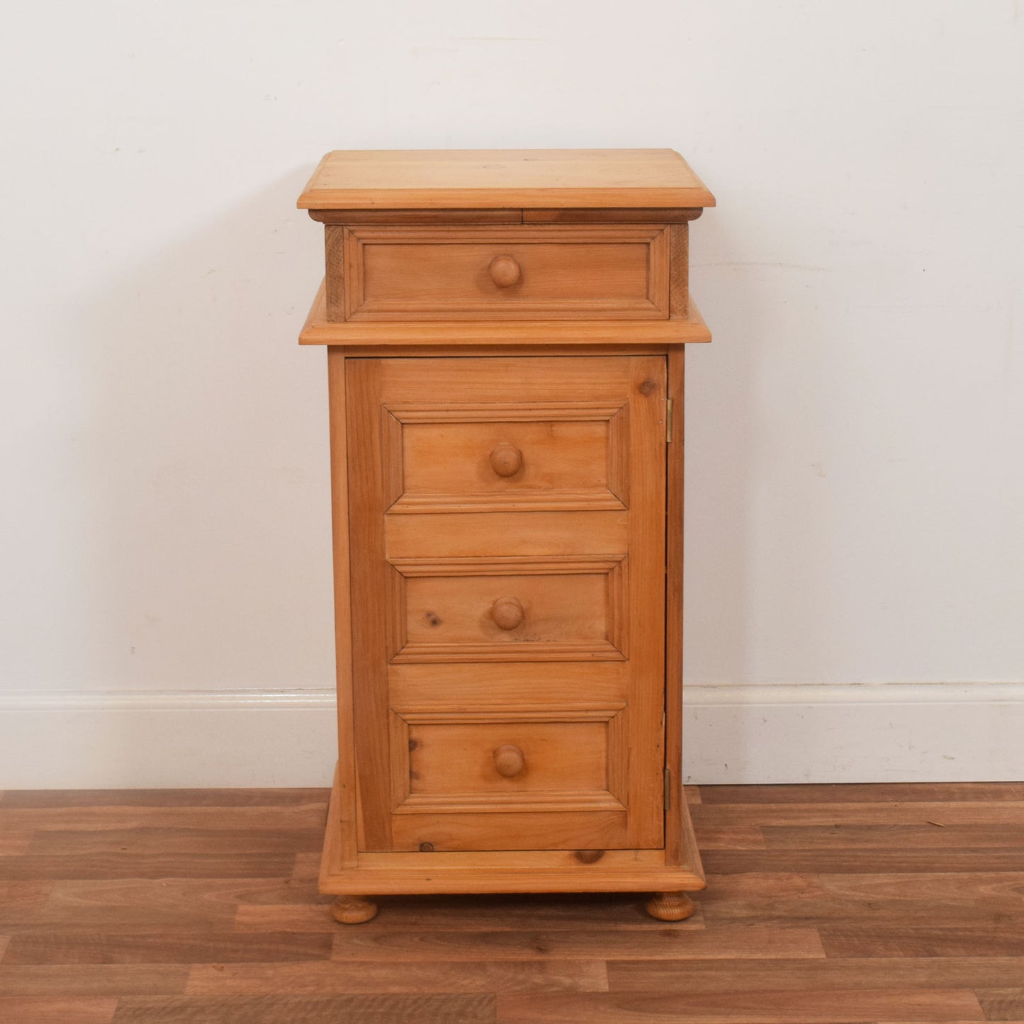 Rustic Pine Media Cabinet
