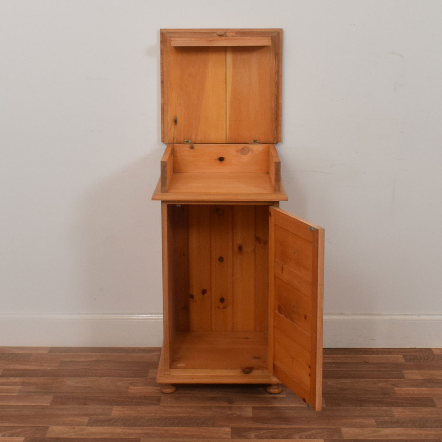 Rustic Pine Media Cabinet