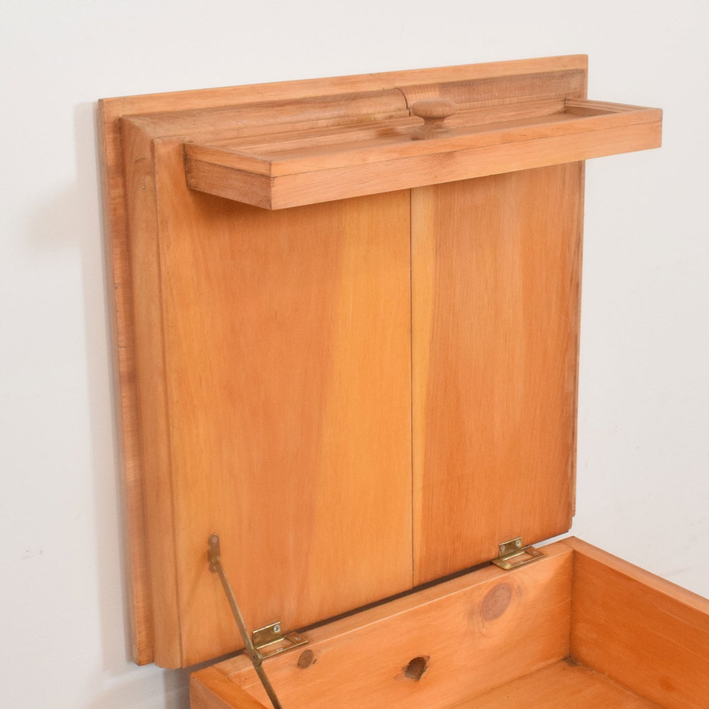 Rustic Pine Media Cabinet
